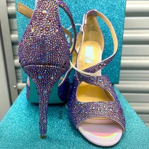 Brand New in box Betsey Johnson Sage crystal sandals